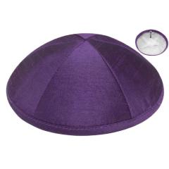 PurpleRaw Silk Kippah (Sold by Dozen)