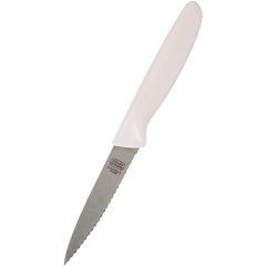 Serrated Knife Pointed Tip- 4" Blade - White