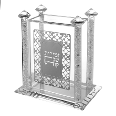 Crystal Zemiros Holder With Silver Design