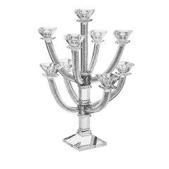 Candelabra Crystal with crystal stones  11 Branches