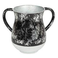 Aluminium Washing Cup - Black and Silver