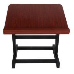 Mahogany Table Top Shtender With Metal Legs - Assembled