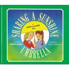 Mimmy and Simmy Sharing a Sunshine Umbrella