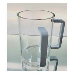 Clear Acrylic Washing Cup With White Handles