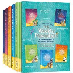 The Weekly Parashah Jaffa Family Edition Slipcase Set [Hardcover]