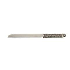 Silver Knife Engraved Non Serrated 925 sp