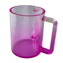 Smoky Pink Acrylic Washing Cup