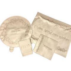 Leather Laser Engraved Pesach Seder Set 182011