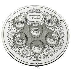 Glass Pesach Seder Plate