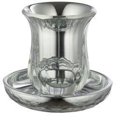 Crystal Kiddush Cup without Stem