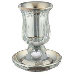 Crystal Kiddush Cup with Stem