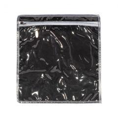 TEFILLIN BAG PLASTIC BLACK BACK 12 x 11 LARGE