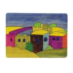 Wooden Hand Pianted Placemats PMT-4
