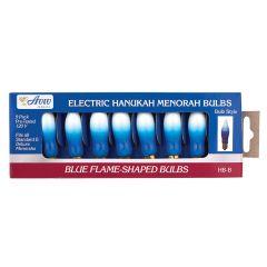 Blue Flame Menorah Electric Bulbs - 9 Bulb Pack