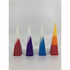 Pyramid-Shaped Havdalah Candle