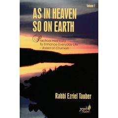 As In Heaven So On Earth Vol. 1 [Hardcover]