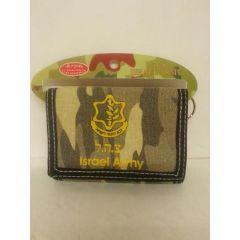 Velcro Wallet with Zahal IDF Flag (Camouflage)
