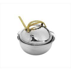 Honey Dish With Gold Handles and Glass Insert