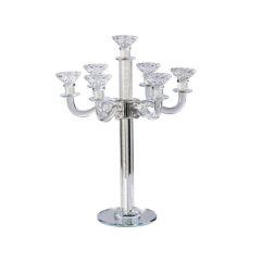 Crystal Candelabra with Mirrored Base 7 Arms