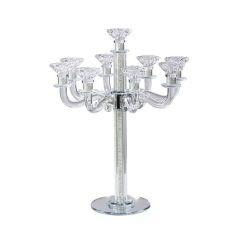 Crystal Candelabra with Mirrored Base 9 Arms
