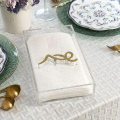 Paper Towel Box with Shabbos Weight (Gold)