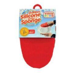 Silicone Shabbos Sleeve Sponge - Red