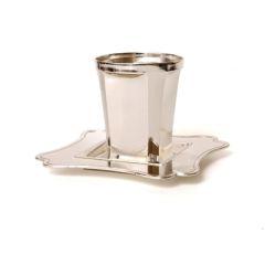 Silver Plated Kiddush Cup Set