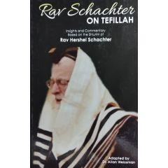 Rav Schachter on Tefillah [Hardcover]