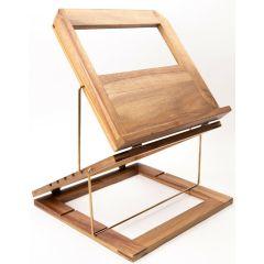 Hardwood Sit & Stand Tabletop Shtender-3 Level