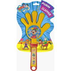 Purim Hand Clapper - Large - Assorted Colors