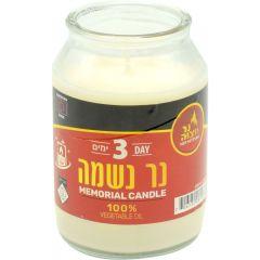 3-day Glass Memorial Candle