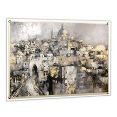 Painted by Batya Jerusalem Painting - Lucite (22" x 15")