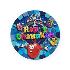 Chanukah Paper Plates - 9" - Fun Theme