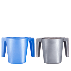 Plastic Wash Cup Square  - Assorted  Colors