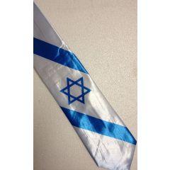 Israeli Flag Necktie - One Star of David
