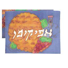 Painted Silk  Afikoman Cover - Matzah