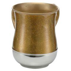 Washing Cup Glitter Gold & Silver Bottom