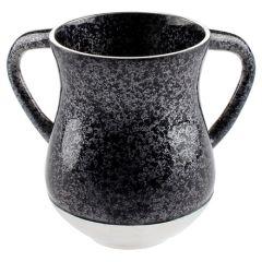 Aluminum Unbreakable Washing Cup - Marble Black