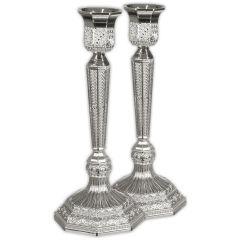 Candle Holder Filigree Silver Plated