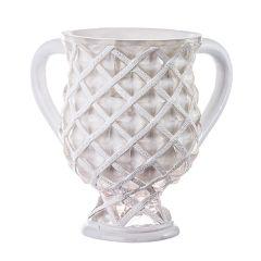 Wash Cup Diamond - White