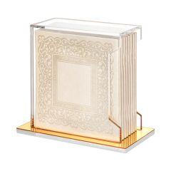 Softcover Lace Design Benchers in Lucite Stand - Ashkenaz
