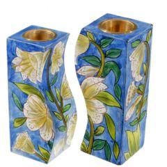 Fitted Shabbat Candlesticks - Lilys