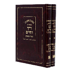 Derech Chaim Perkei Avot 2 Volume [Hardcover]