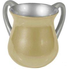 Anodized Aluminum Netilat Yadaim Cup - Pearl (Small)