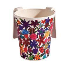 Bamboo Washing Cup - Flowers- Yair Emanuel Collection