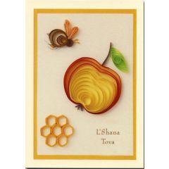 Jewish New Year Cards - Quilled Rosh Hashana # 351 - 10 pack