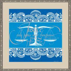 Lawyer's Creed Blue - Framed
