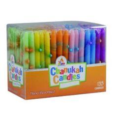 Family Pack Deorated Chanukah Candles -135 PK