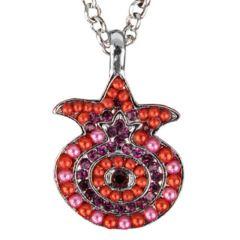 Pomegranates Necklace - Red