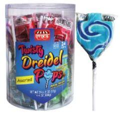 Dreidel Twist Pops - Assorted